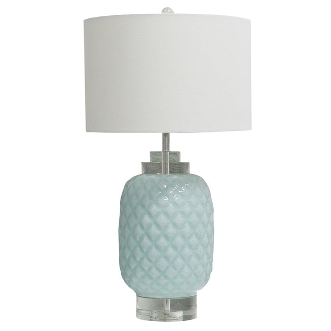 Turquoise deals ceramic lamp