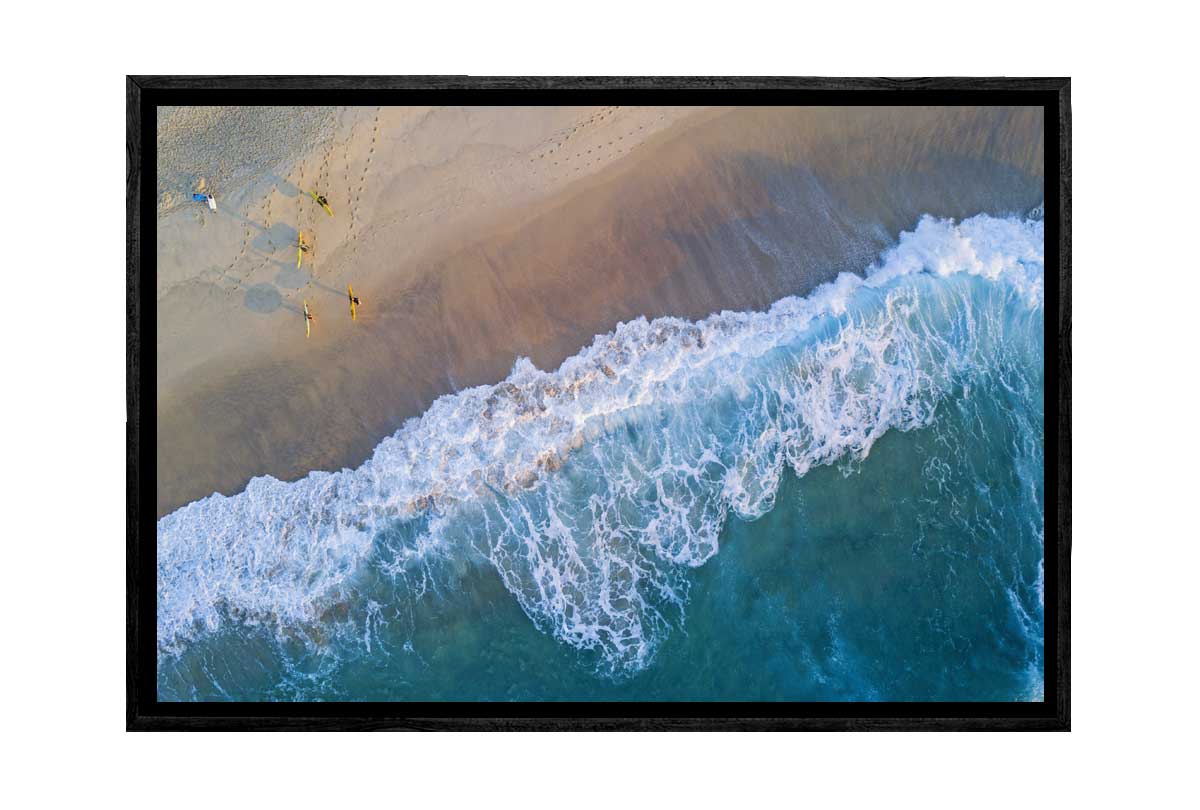 Bronte Beach From Above, Sydney, Australia | Canvas Wall Art Print