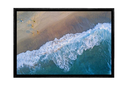 Bronte Beach From Above, Sydney, Australia | Canvas Wall Art Print