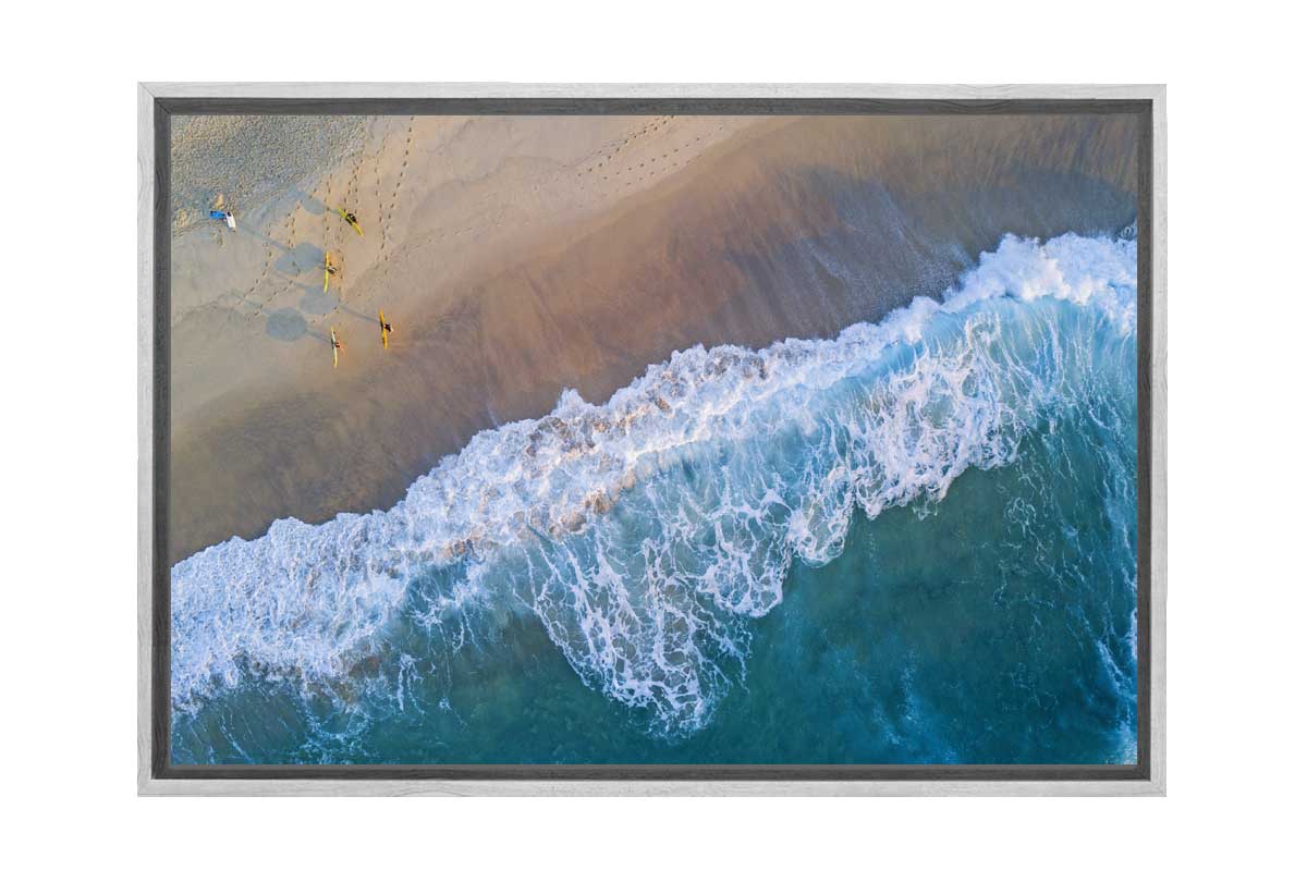 Bronte Beach From Above, Sydney, Australia | Canvas Wall Art Print