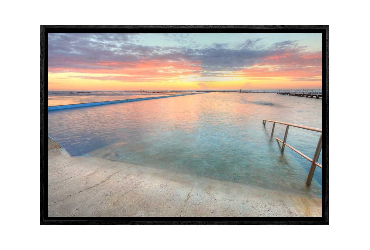 Narrabeen Ocean Pool, Australia | Canvas Wall Art Print