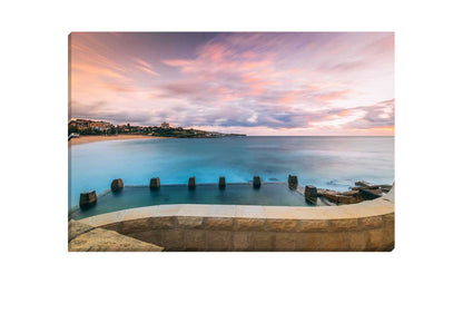 Sunset over Bronte Beach | Canvas Wall Art Print