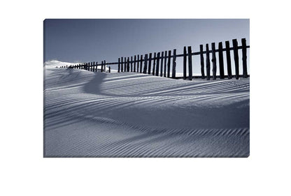 Black and White Sand Dunes | Canvas Wall Art Print