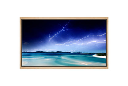 Tropical Beach Storm | Wall Art Print