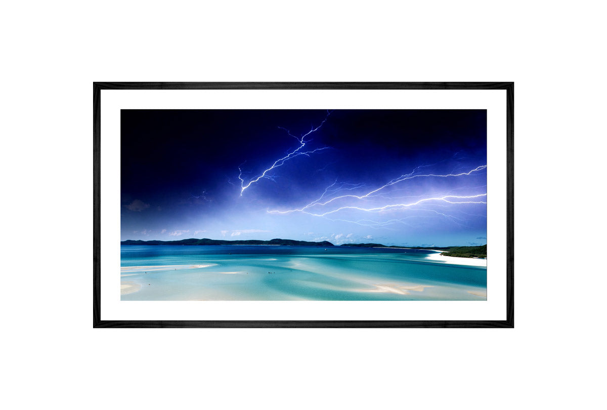 Tropical Beach Storm | Wall Art Print