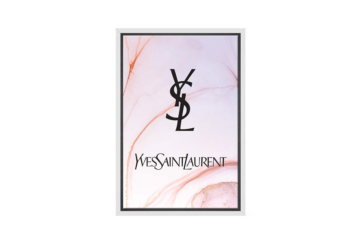 Yves Saint Laurent | Fashion Canvas Wall Art Print