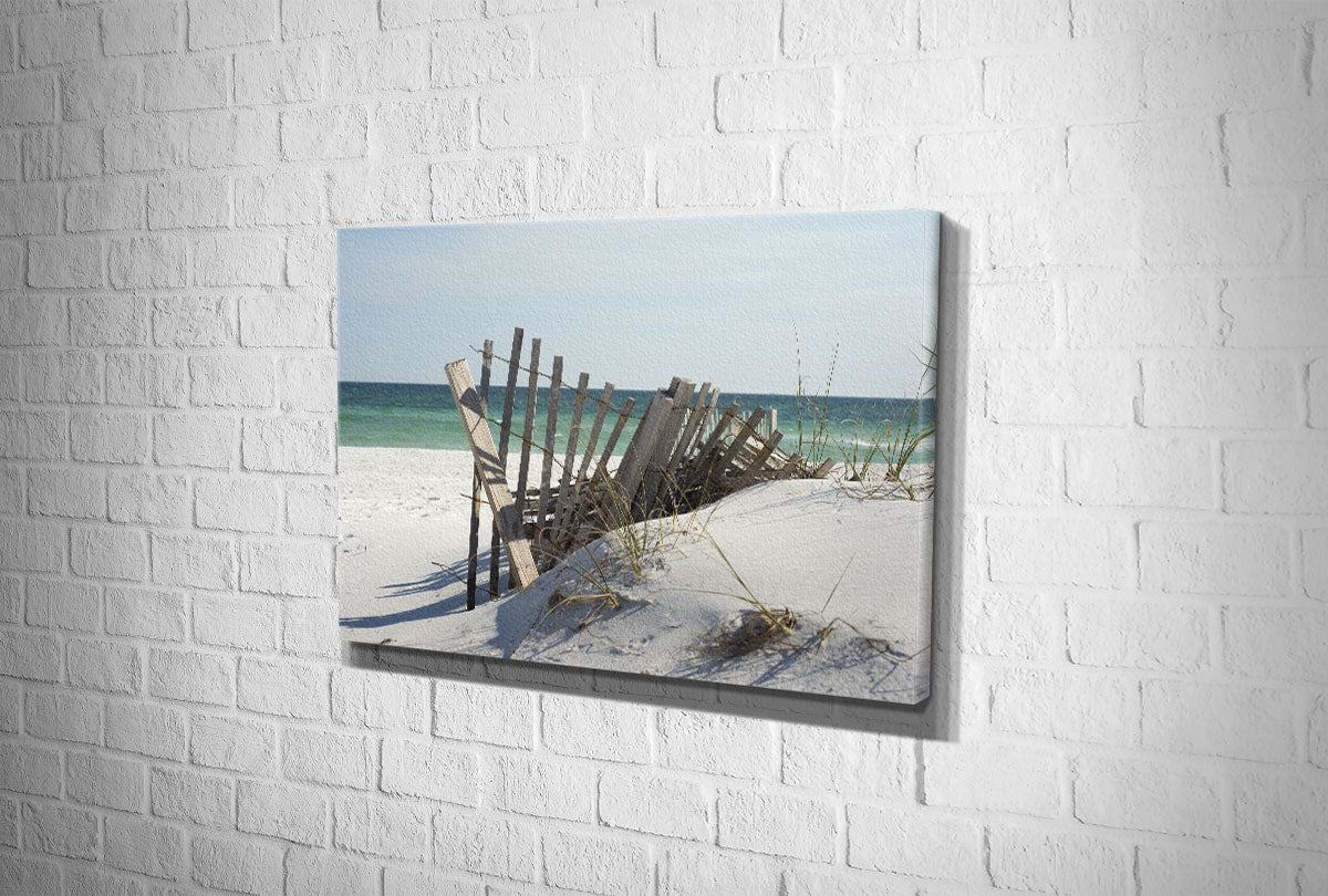 Canvas Print shops : Rustic Fence 1