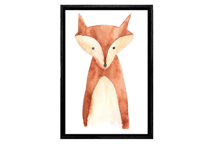 Fox | Kids Woodland Print | Canvas Wall Art Print