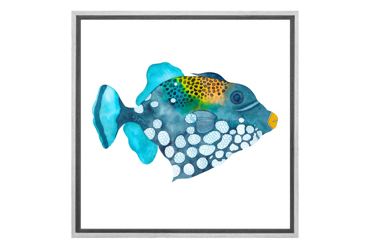 Tropical Fish Blue | Ocean Wall Art