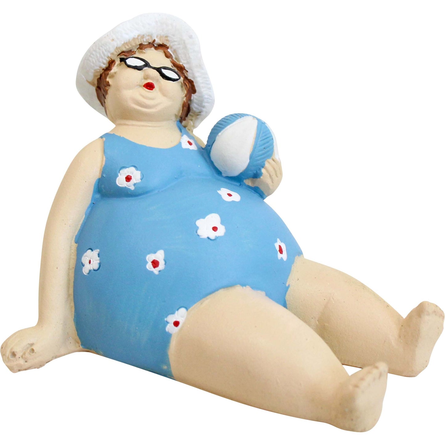 Beach Lady Edna Figurine