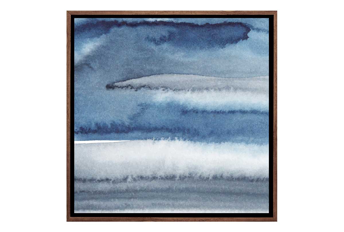 Abstract Stormy Sea | Canvas Wall Art Print