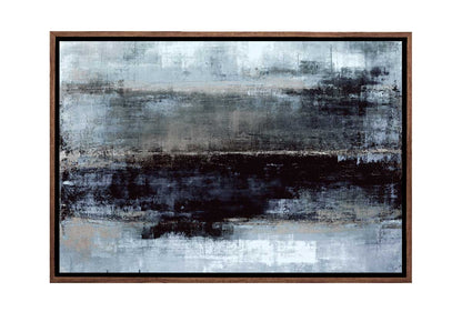 Black and Grey Abstract 2 | Canvas Wall Art Print