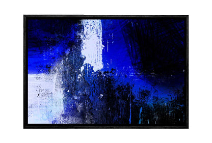 Shades of Blue Abstract | Canvas Wall Art Print