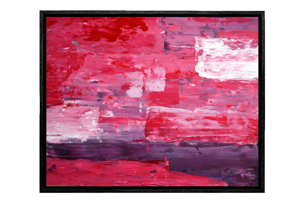 Pink & Purple Abstract | Landscape Wall Art