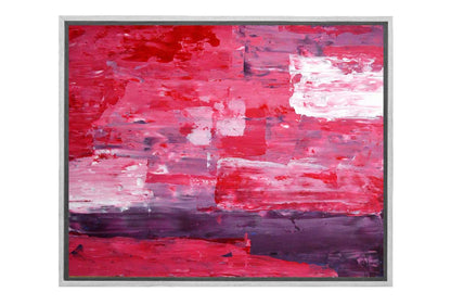 Pink & Purple Abstract | Landscape Wall Art