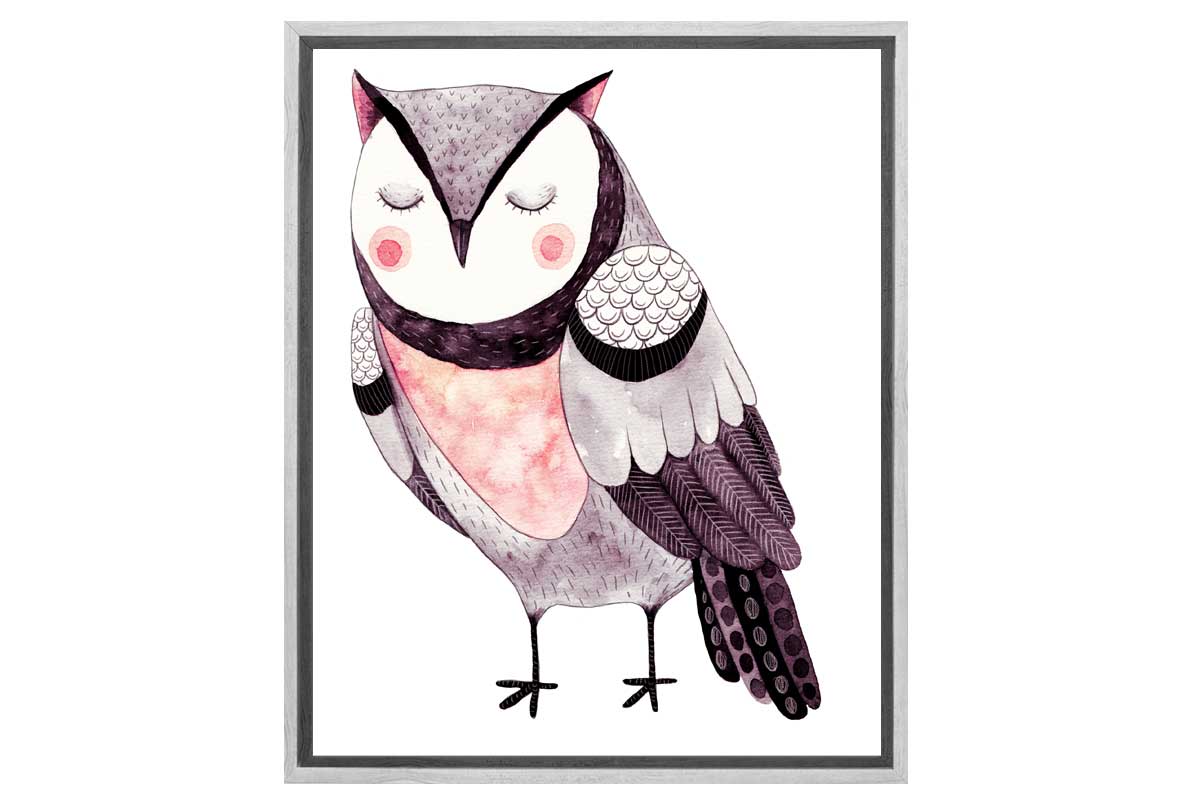 Pretty Owl | Canvas Art Print