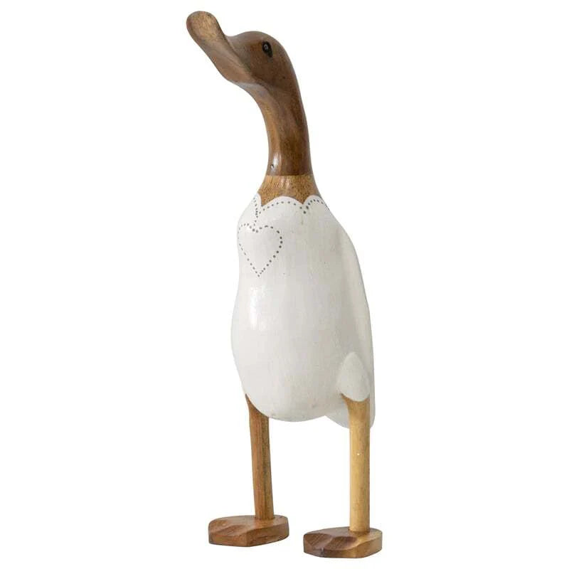 Hand Carved Wooden Duck Decoration Mum