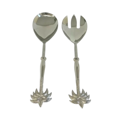 Palm Tree Salad Server Set Of 2