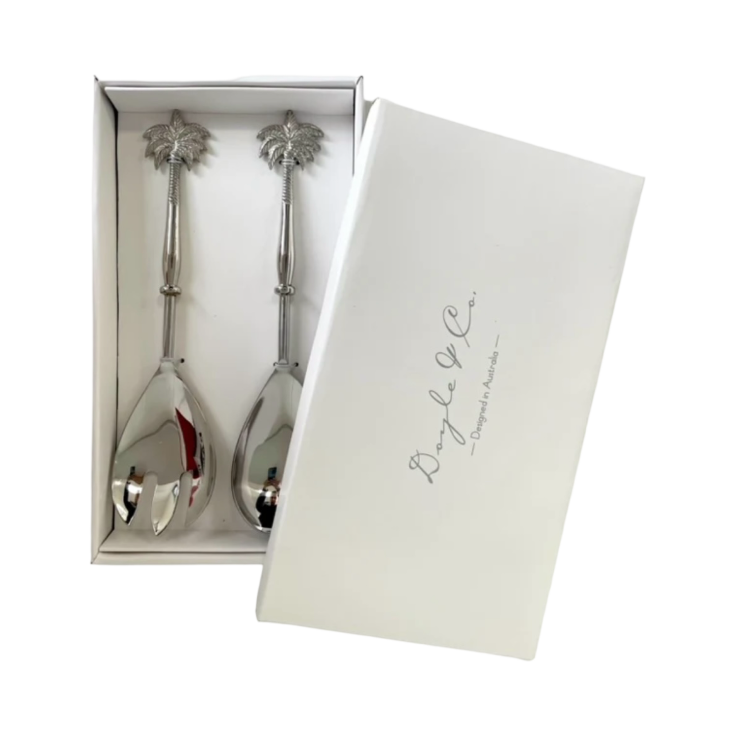 Palm Tree Salad Server Set Of 2