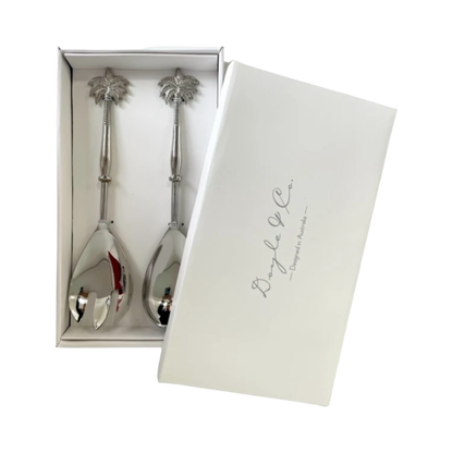 Palm Tree Salad Server Set Of 2