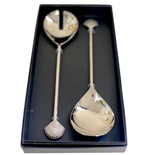 Shell Design Salad Server Set Of 2