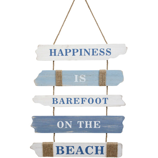 Beach Happiness Sign Wall Decor