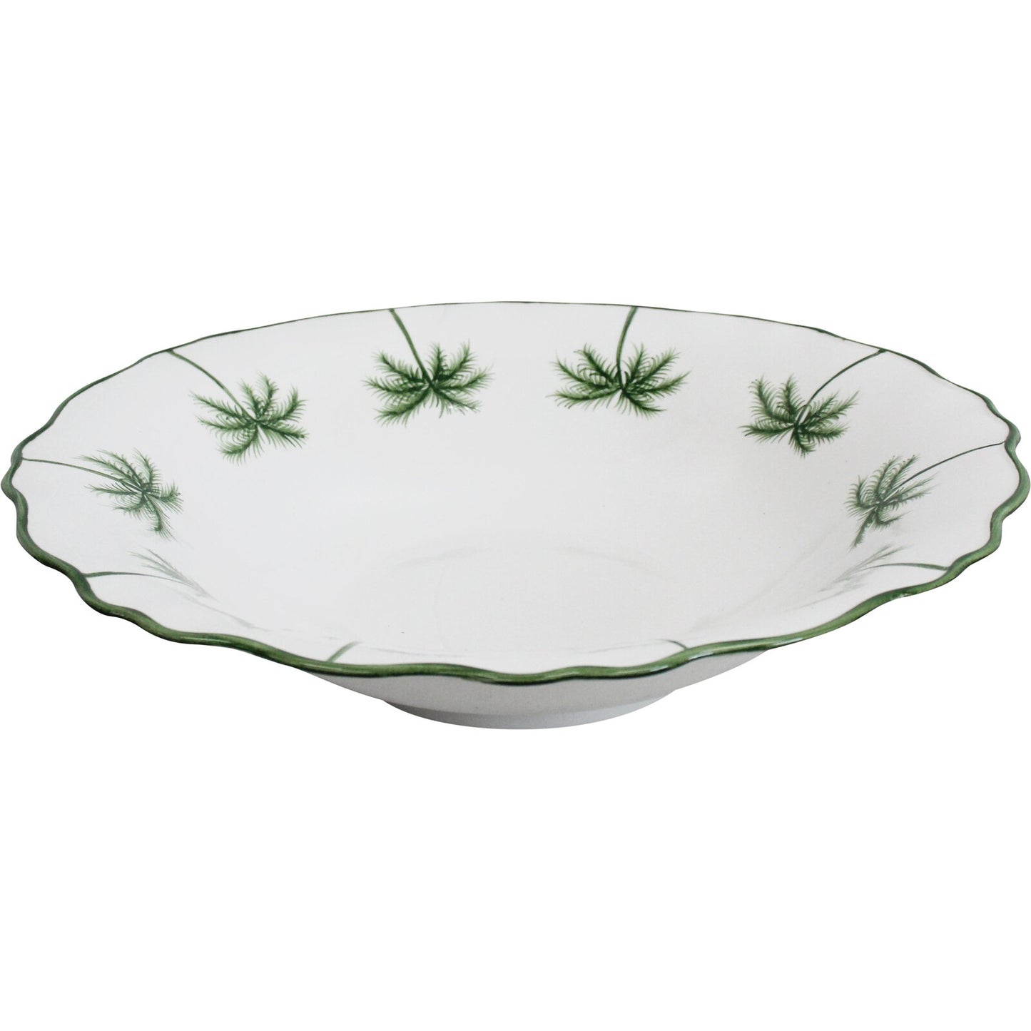 ceramic plam platter